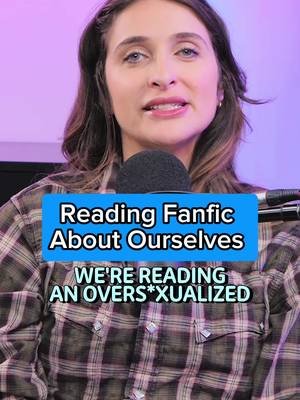 Reading a sm*tty fanfic about us written by some icons from our Patreon ❤️‍🔥🥵📓 New ep of Syd & Olivia Talk Sh*t out everywhere now! #podcastclips #comedypodcast 