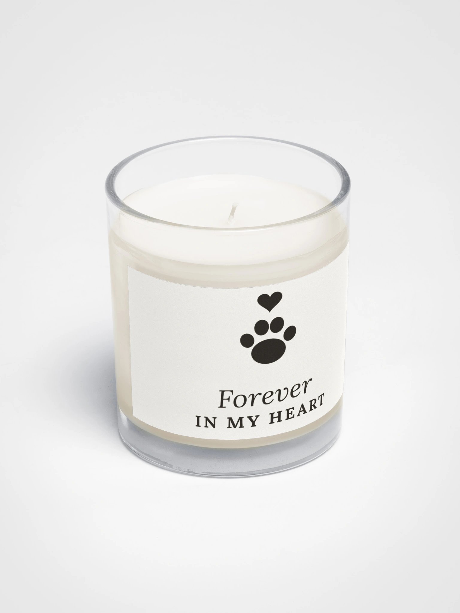 Forever in My Heart Soy Wax Candle | Pet Memorial Gift product image (2)