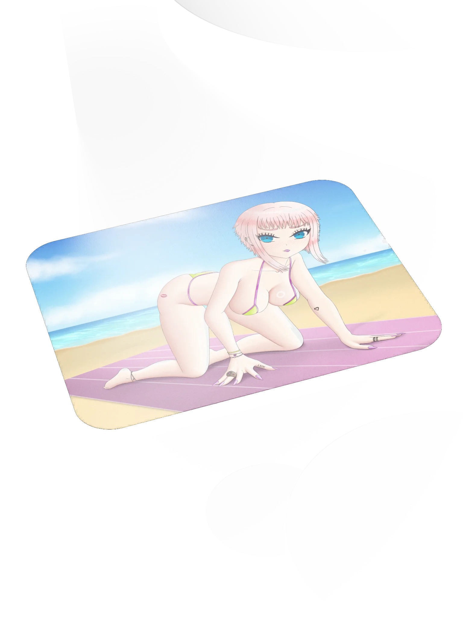 Beach Day Momoko – Mouse Pad product image (4)