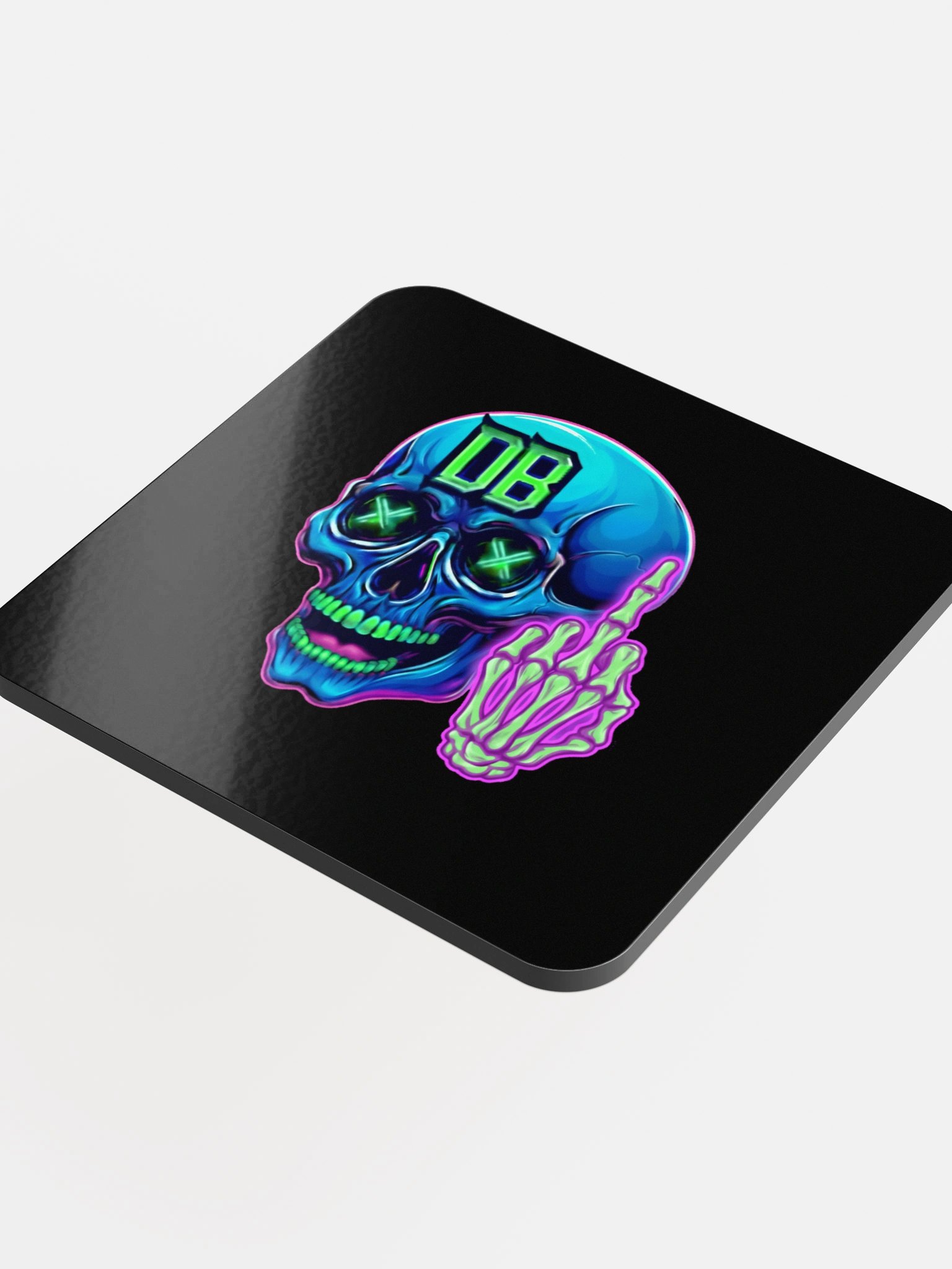 "The Salute" Premium Glossed Cork Coaster product image (3)