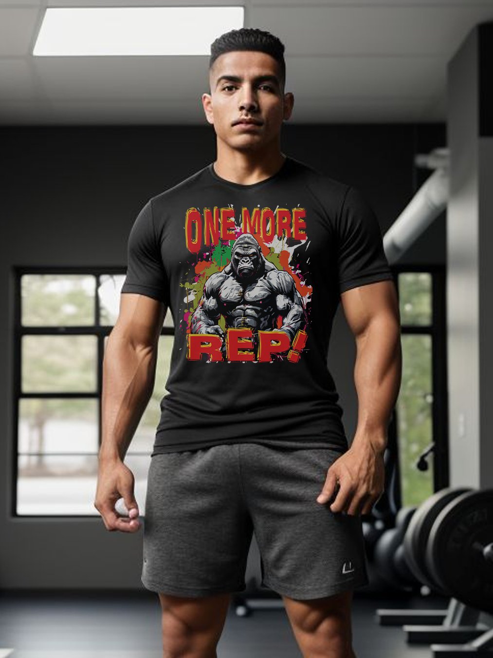 One More Rep Gorilla Fitness Gym Bodybuilding Weightlifting product image (2)