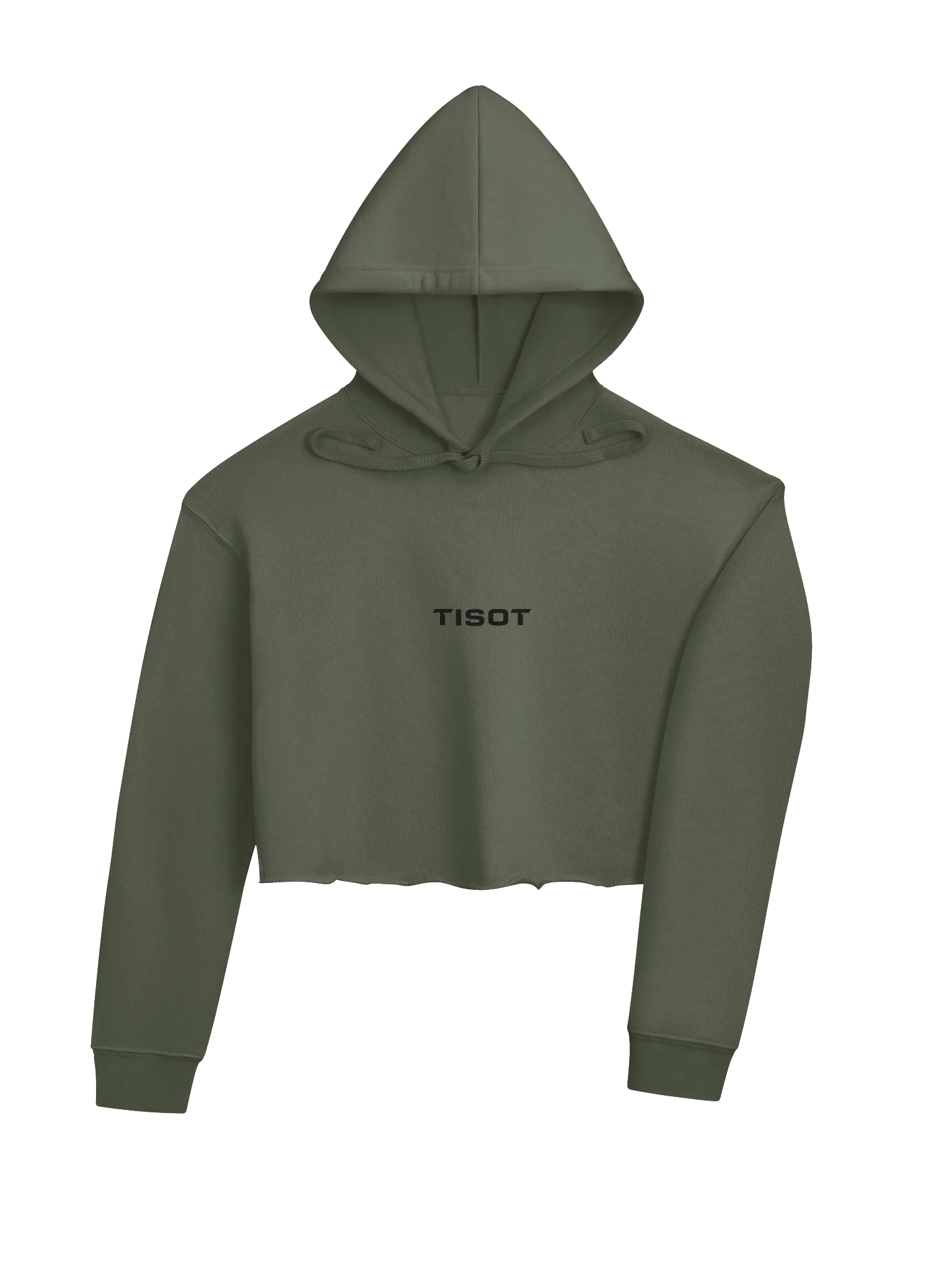 TISOT Women’s Fleece Crop Hoodie product image (2)