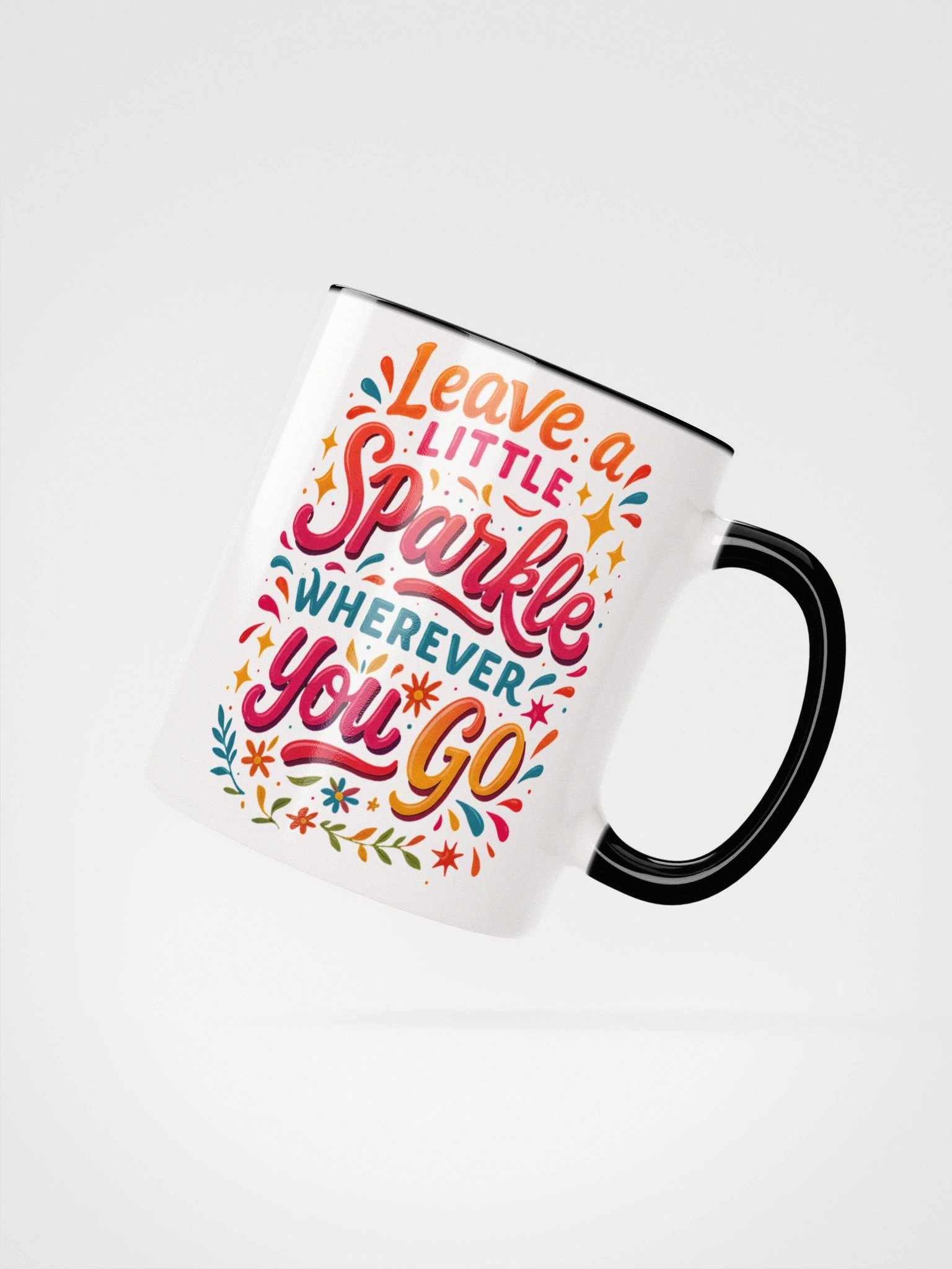 Leave a Little Sparkle – Motivational Rainbow Mug product image (25)