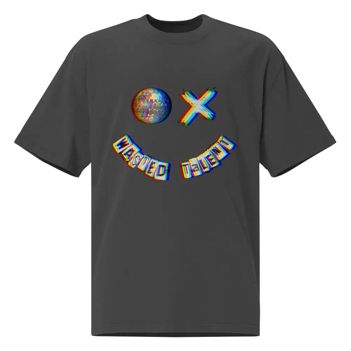 WASTED TALENT OG LOGO SMILEY OVERSIZED TEE product image (1)