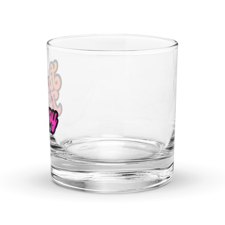 Stay Happy Rocks Glass product image (2)