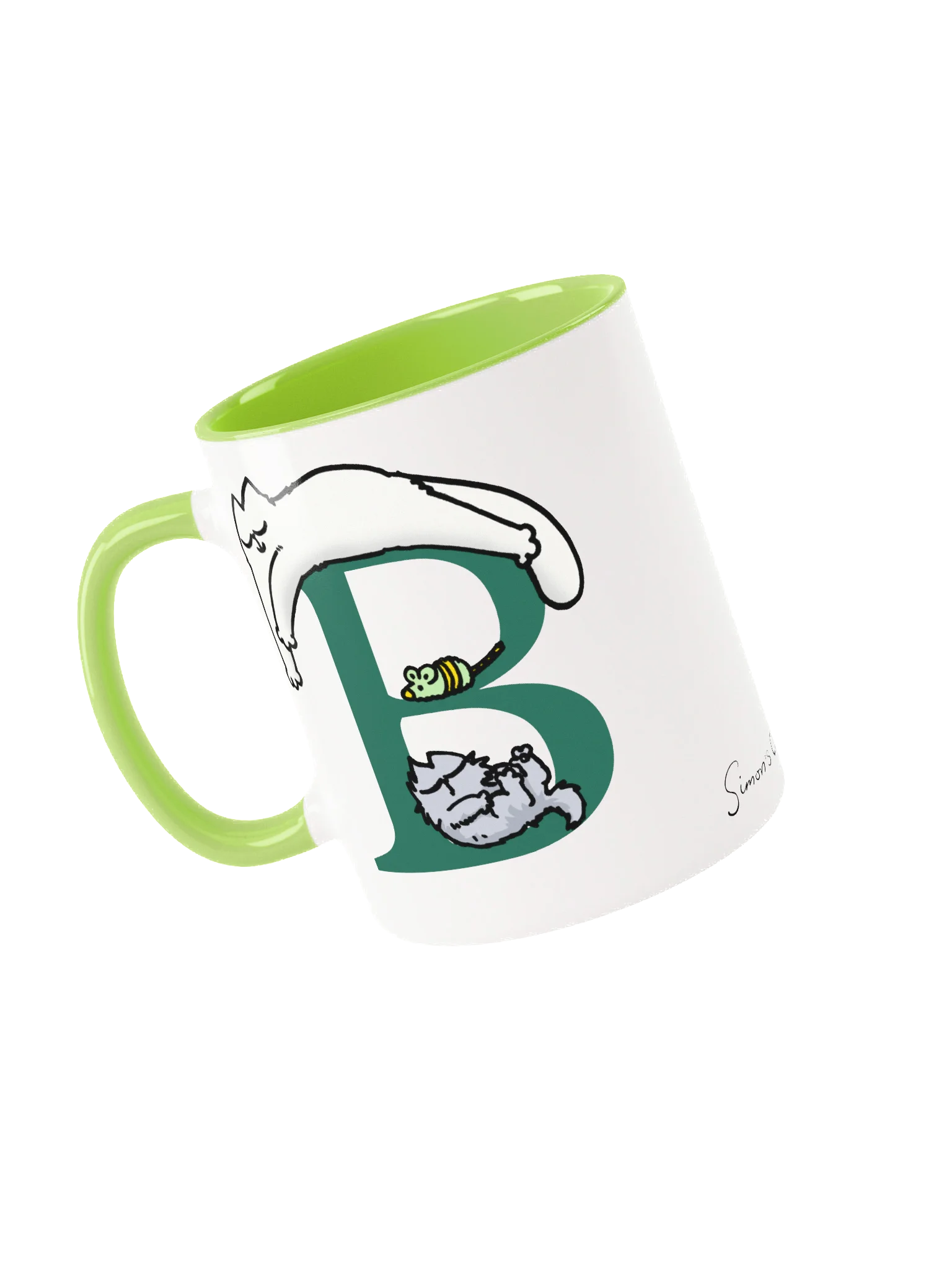 Cat Monogram Mug - B product image (3)