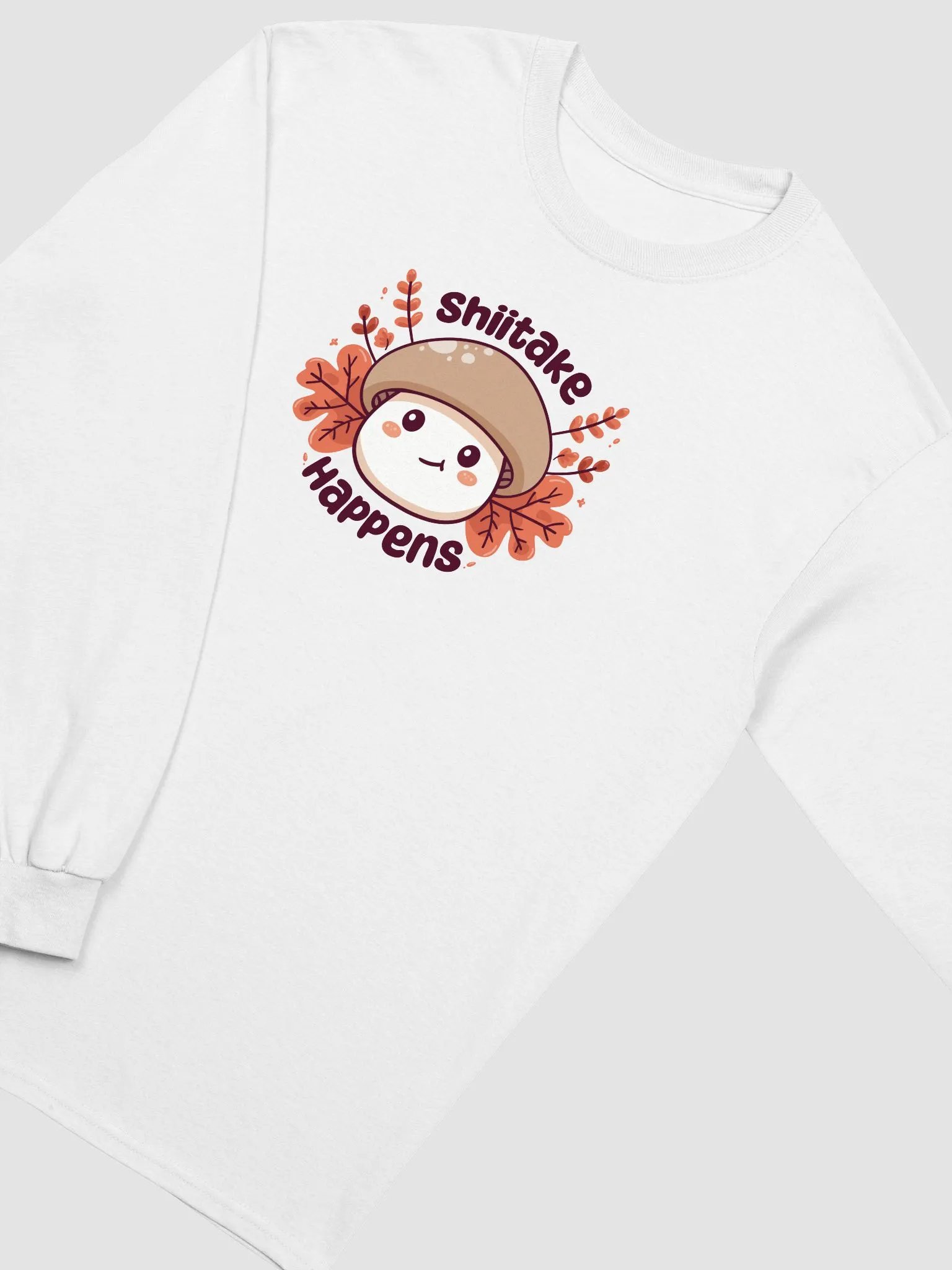 *Limited Time* Shiitake Happens Long Sleeve Shirt (Light) product image (1)