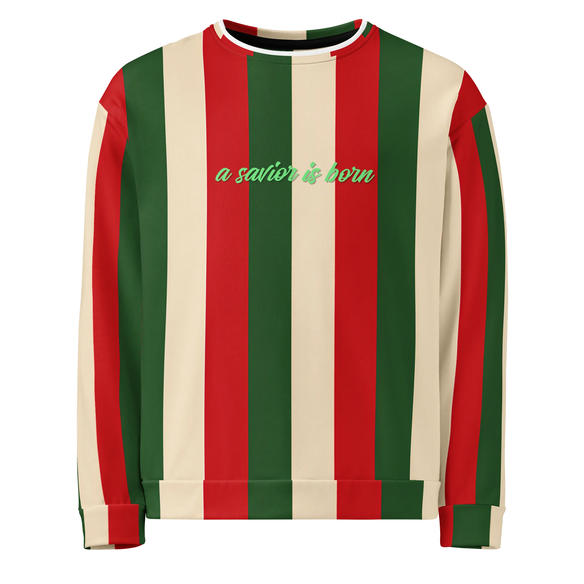 The Gift Wrapped A Savior Is Born Christmas Sweatshirt product image (1)