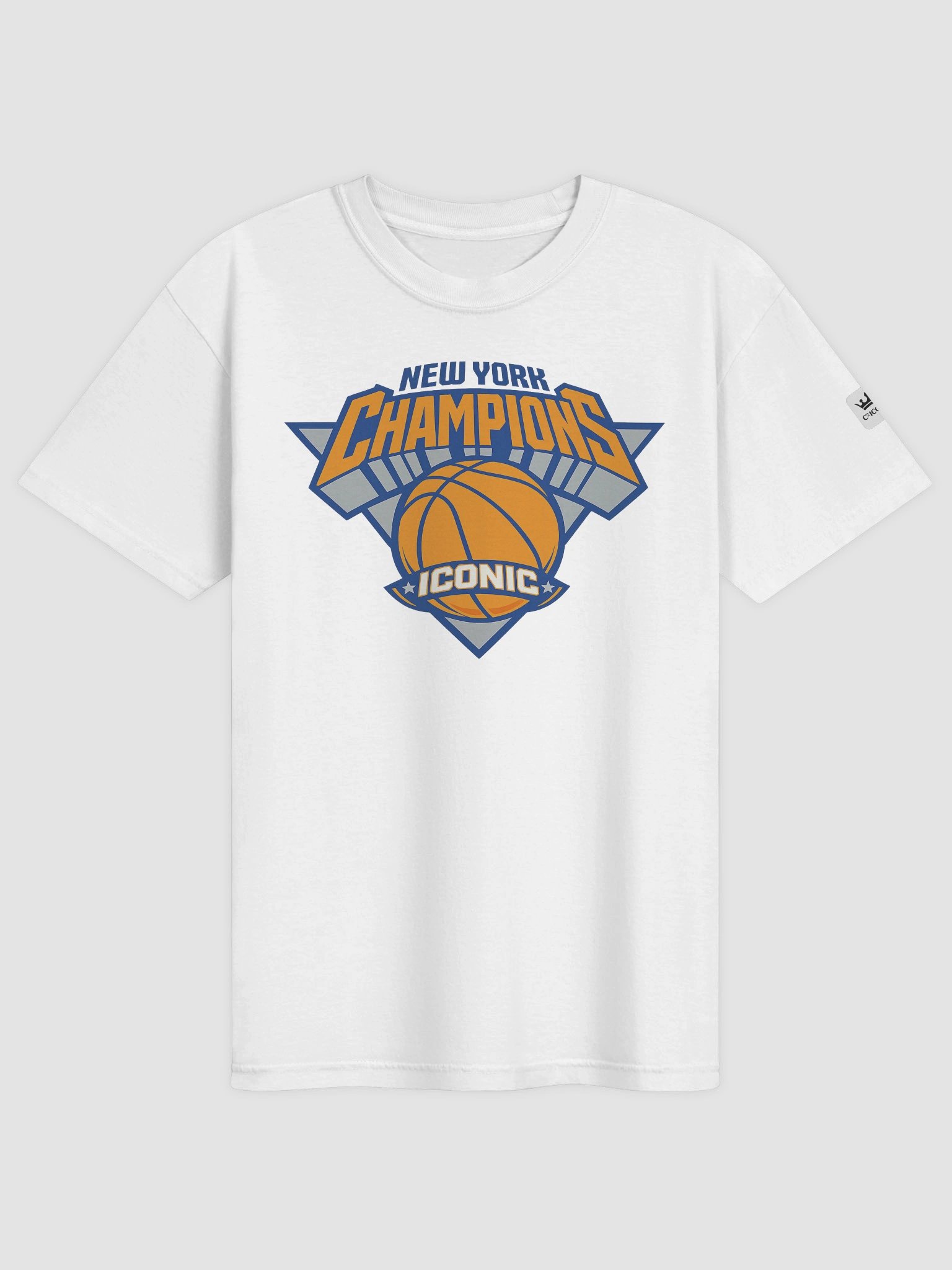 New York Champions ICONIC Basketball Tee | NYC Victory Celebration Shirt product image (1)