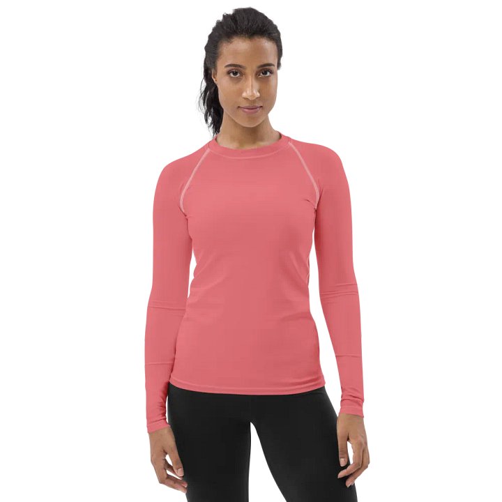 Pink Women's Rash Guard product image (1)