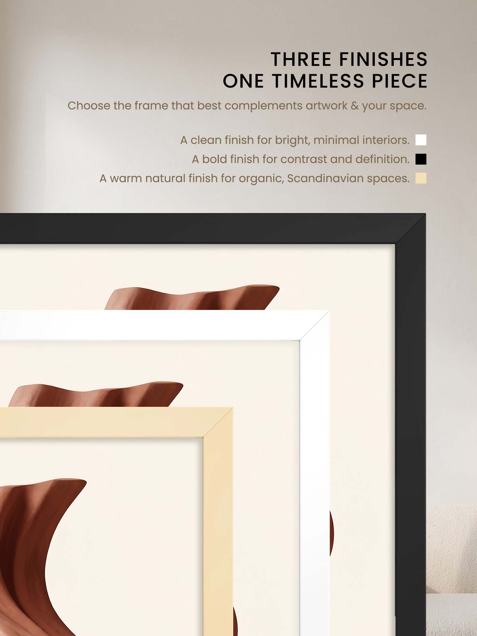Terracotta Current - Abstract Organic Sculptural Wall Art product image (74)
