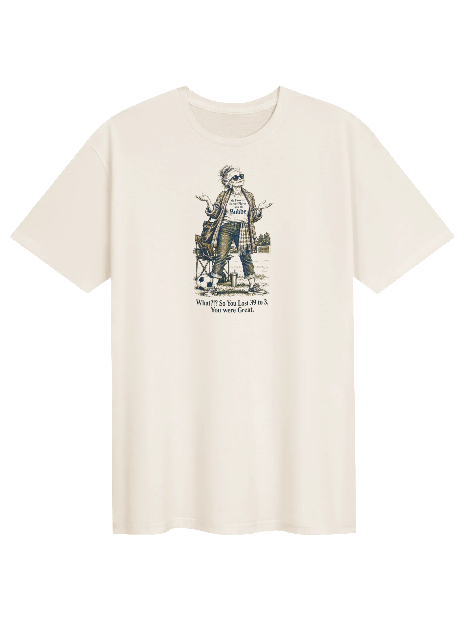 My Favorite Soccer Player Calls Me Bubbe Soccer Tee product image (1)