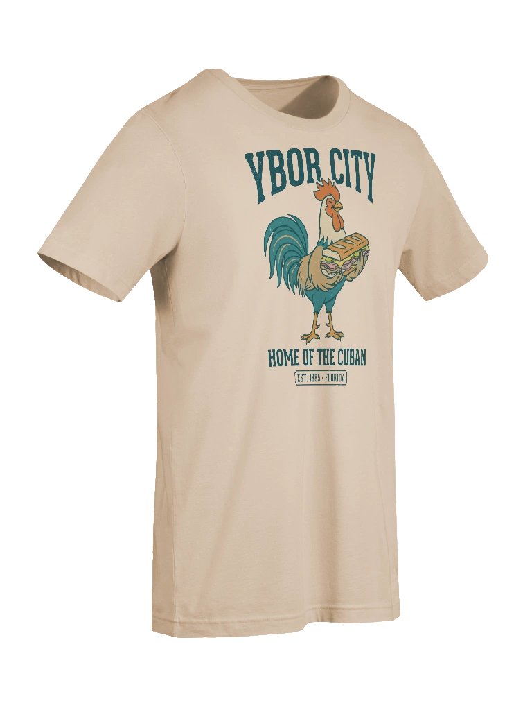 Ybor City Home of the Cuban Rooster Tee product image (7)