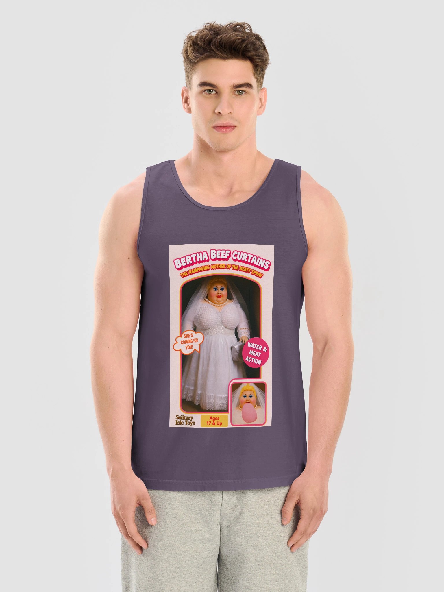 666 Toys | Bertha Beef Curtains | Comfort Colors Unisex Garment-Dyed Tank Top product image (1)