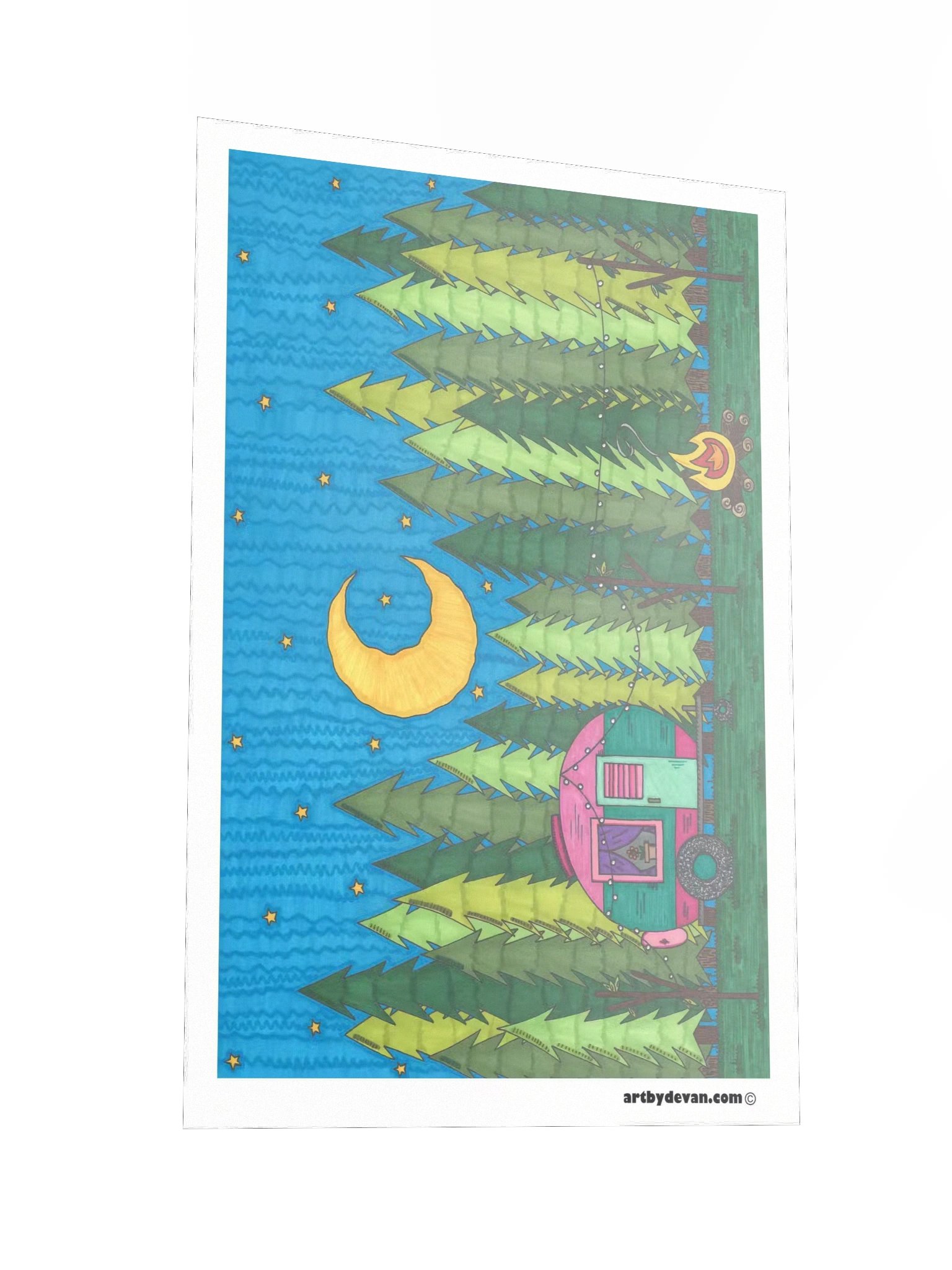 Art Print: Happy Camper product image (2)