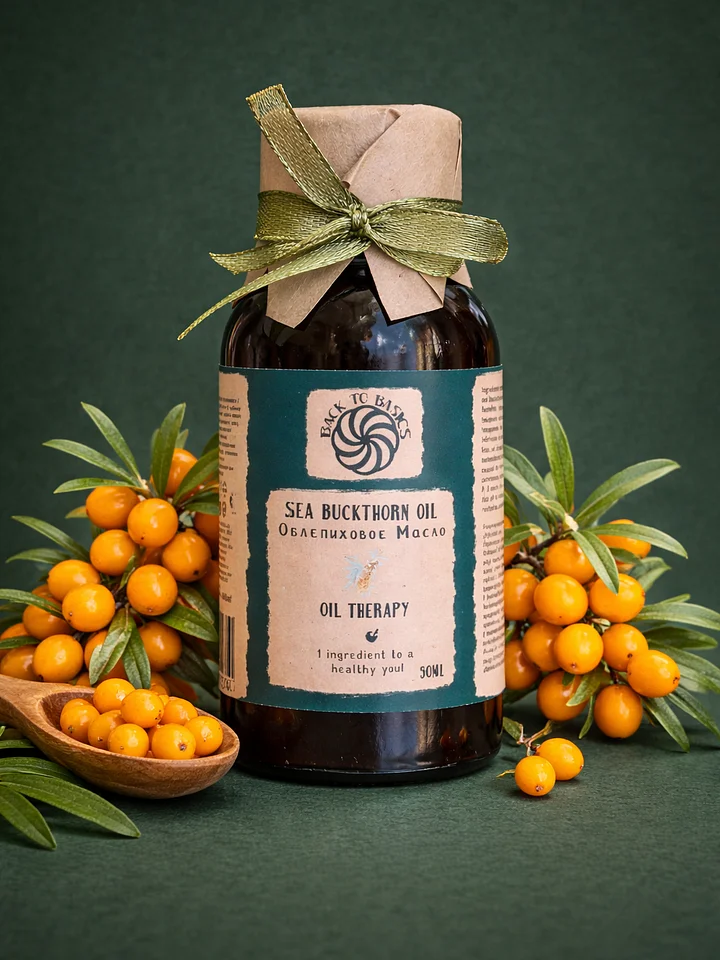 Sea Buckthorn Oil First Cold Pressed 100mL product image (1)