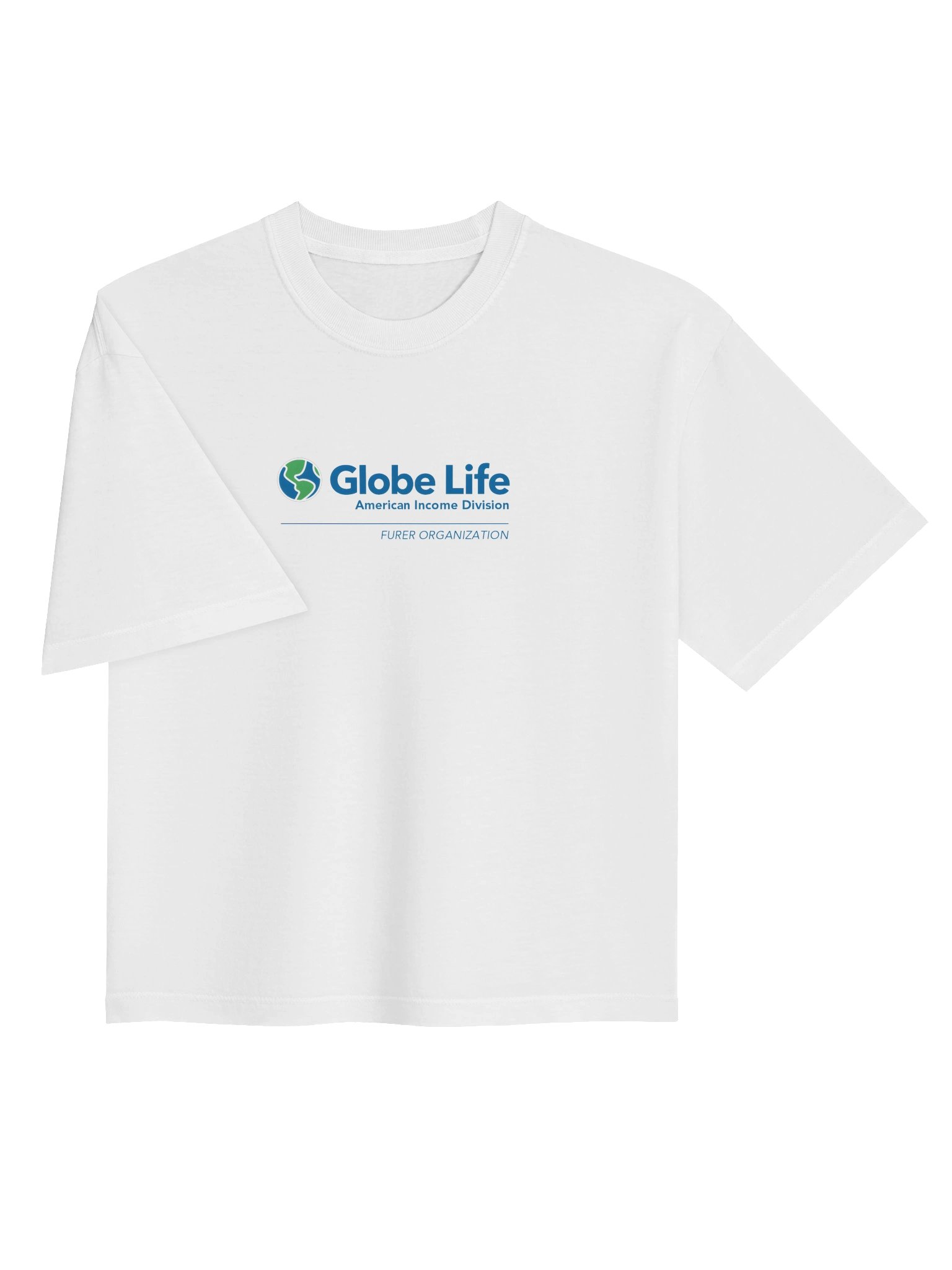 Furer Organization Women's White Boxy Crop Tee product image (3)