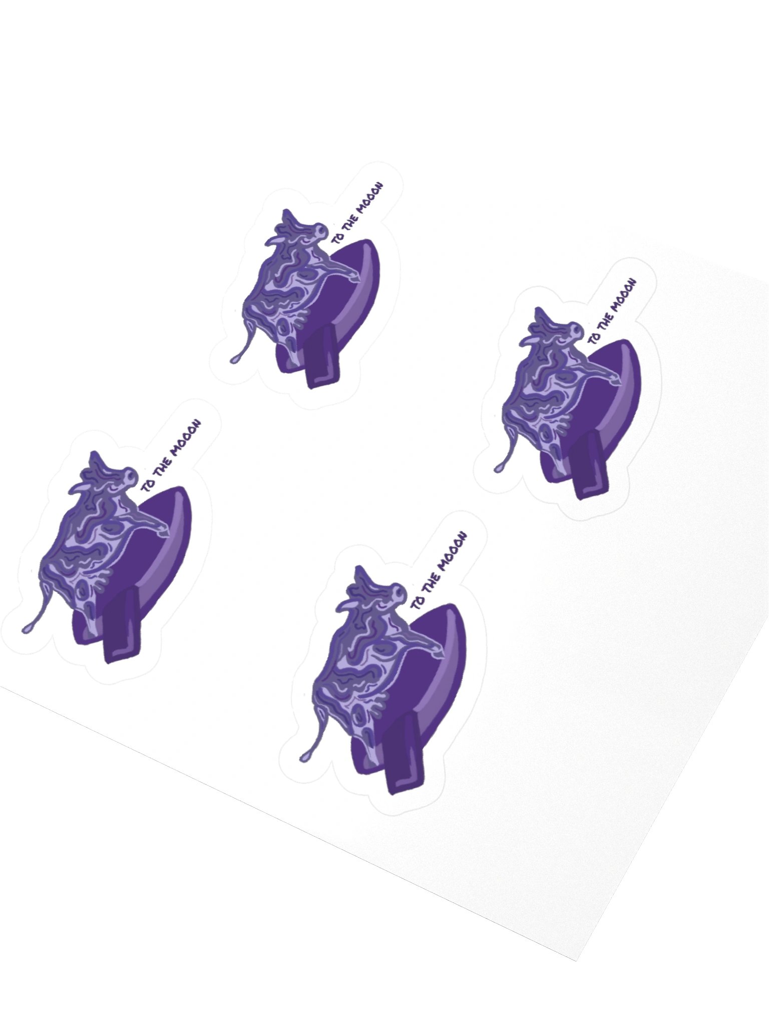 To the Mooon - Sticker product image (3)