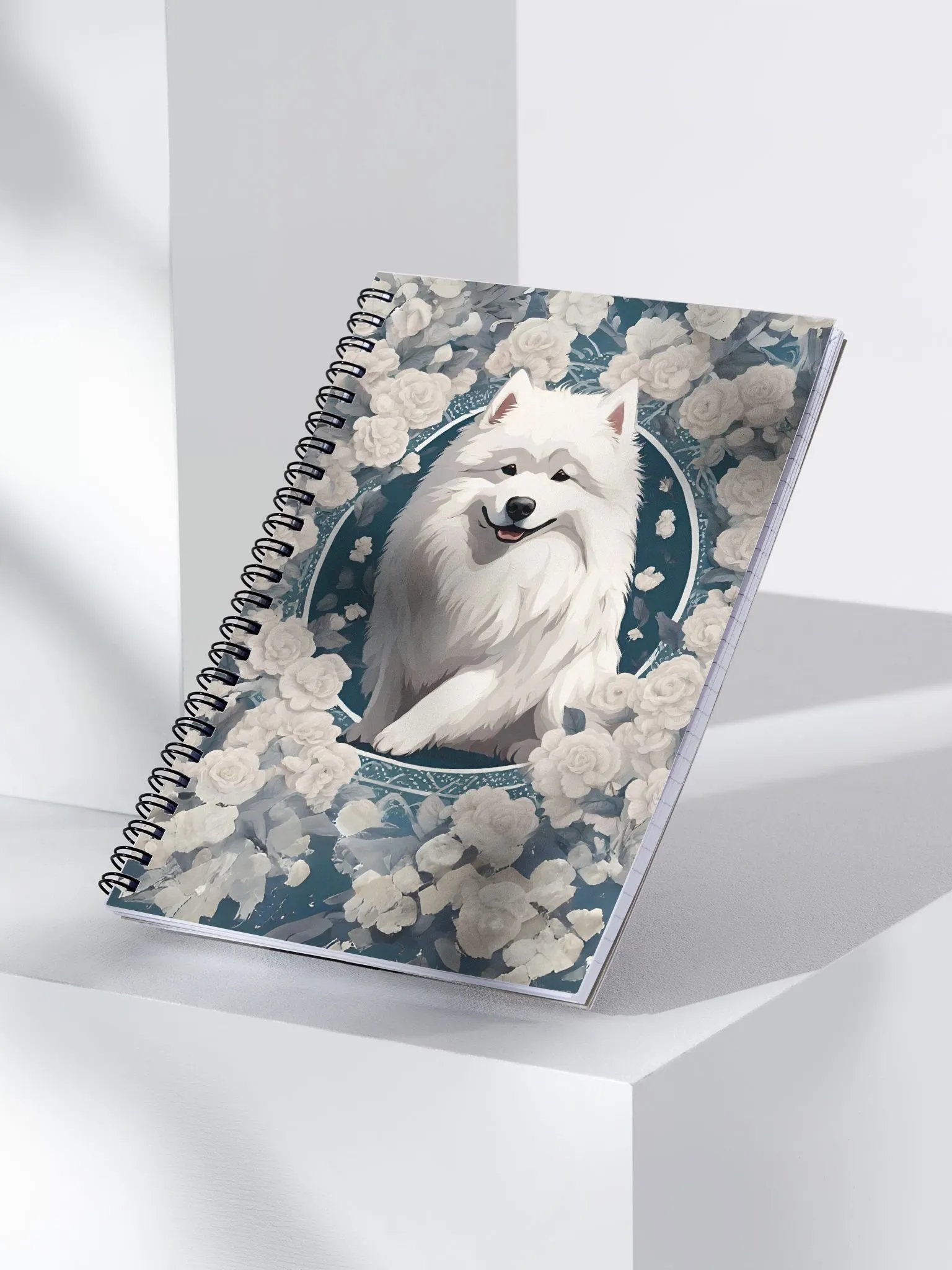 Vintage Samoyed Spiral Notebook product image (4)