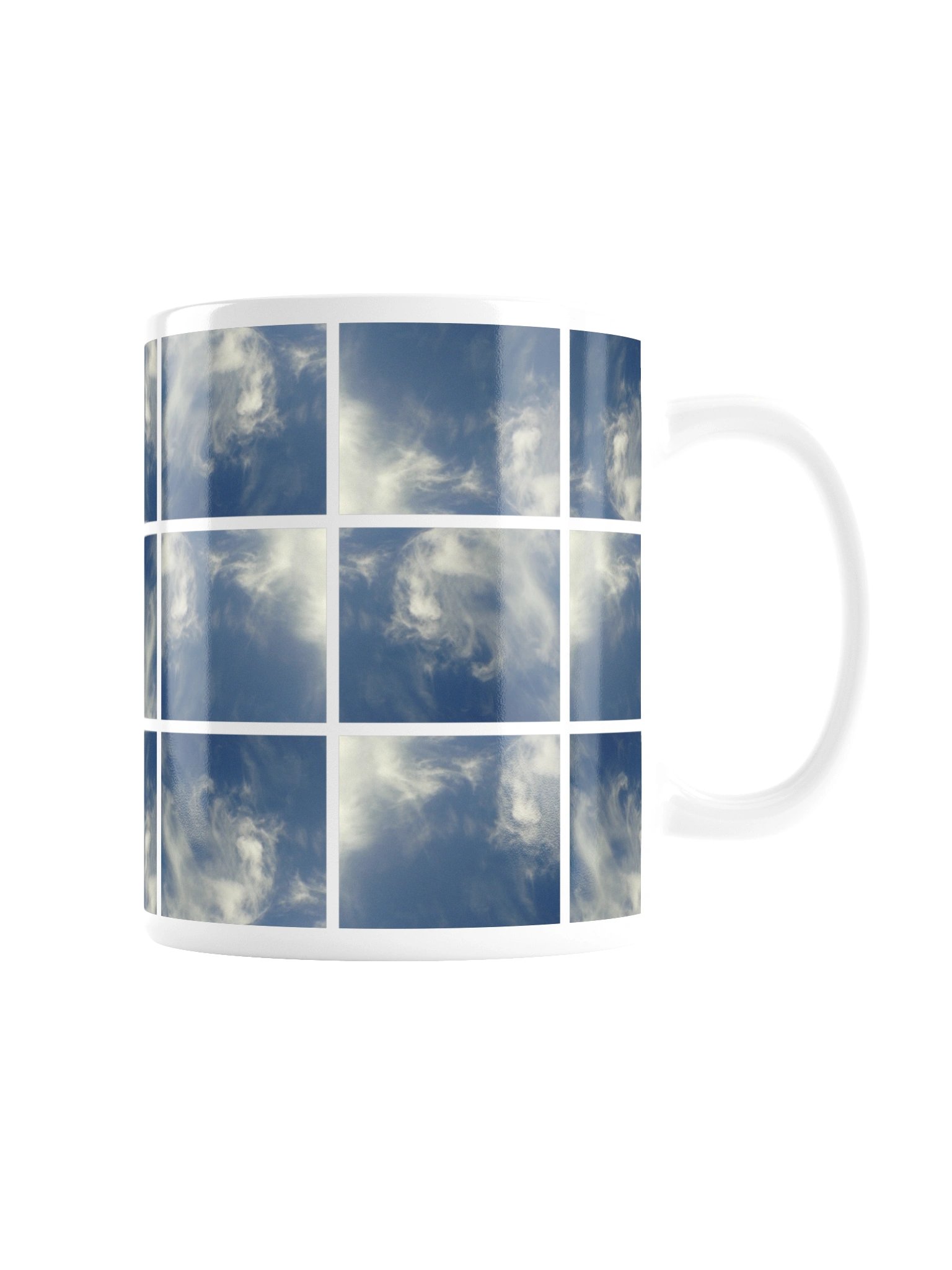 Swirly Cloud Sky Collage Mug product image (3)