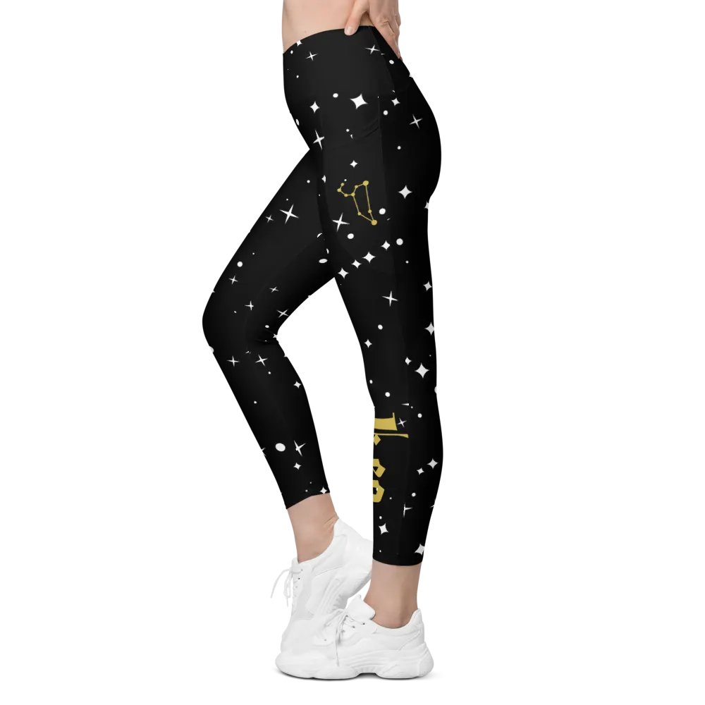 Stellar Leo Crossover Leggings with Pockets product image (4)