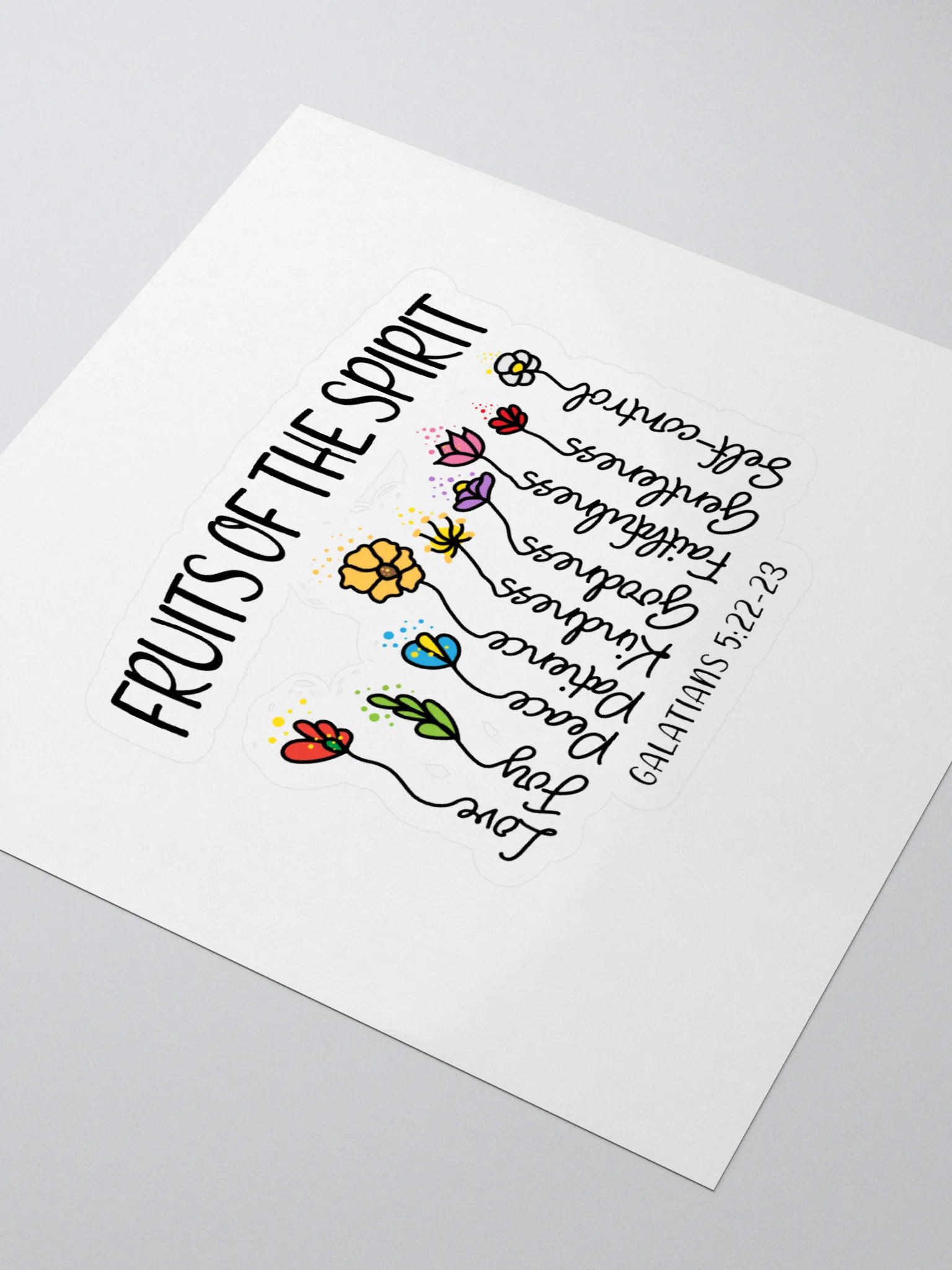 Fruits of the Spirit Sticker Set product image (3)