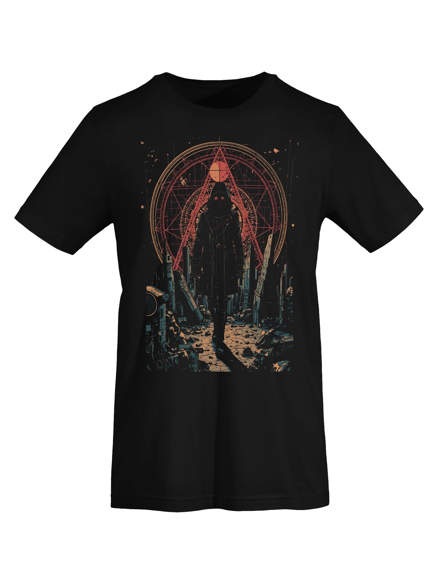 Red Eclipse Hooded Specter Lightweight T-Shirt product image (4)