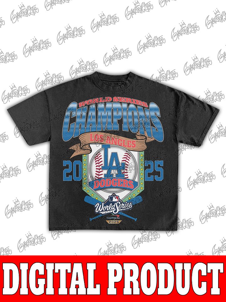Los Angeles Dodgers World Series Champions 2025 Bootleg Graphic product image (1)