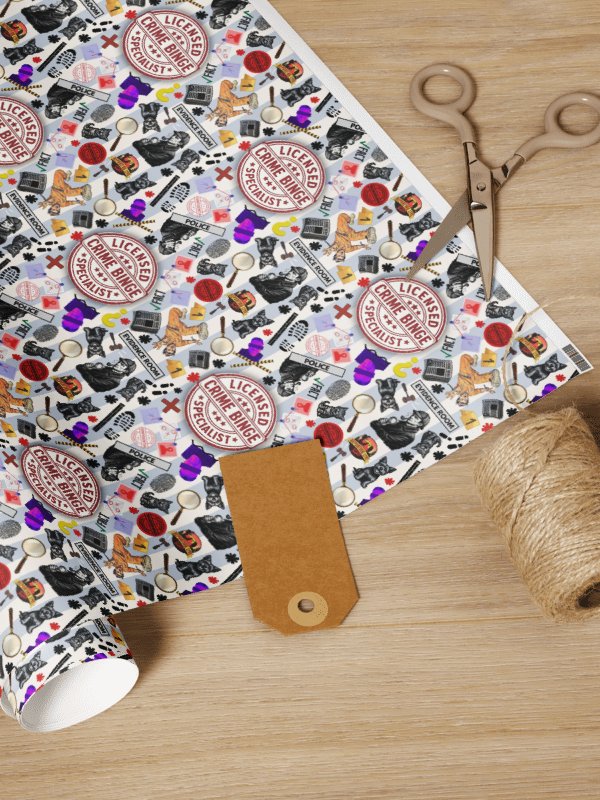 Licensed Crime Binge Specialist Gift Wrap Roll product image (6)