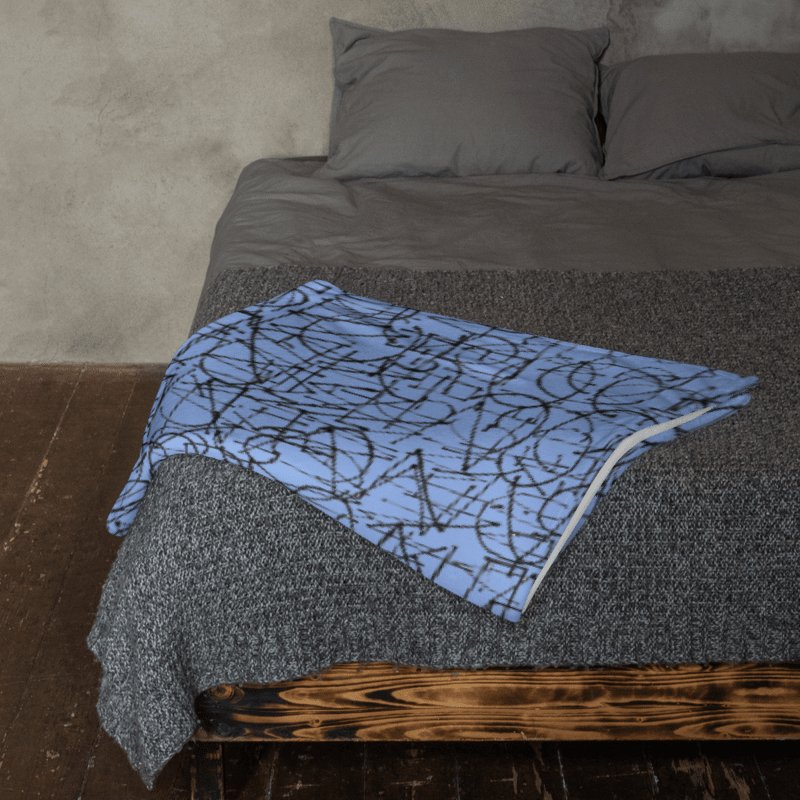 No Rockin' Angel Throw (Blue) product image (3)