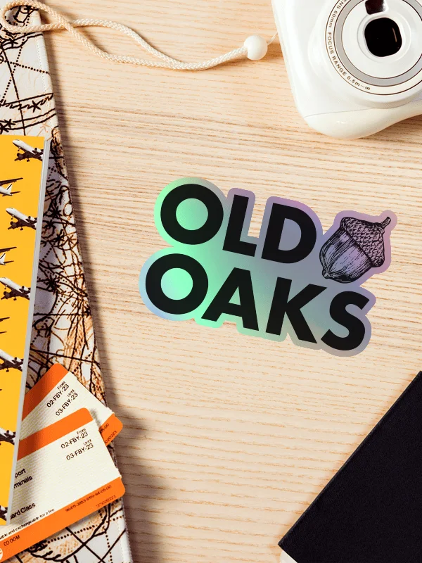 Old Oaks Holographic Sticker product image (2)