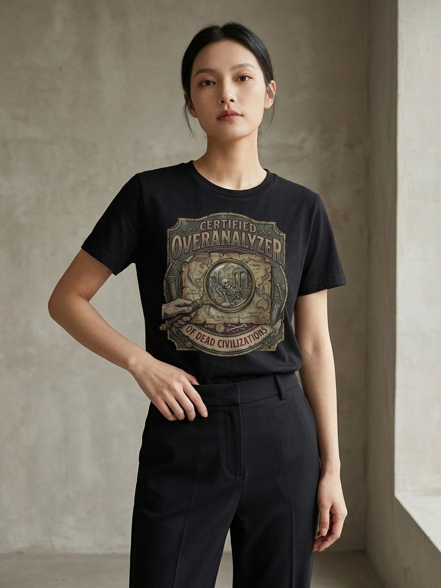 Certified Overanalyzer of Dead Civilizations T-shirt product image (2)