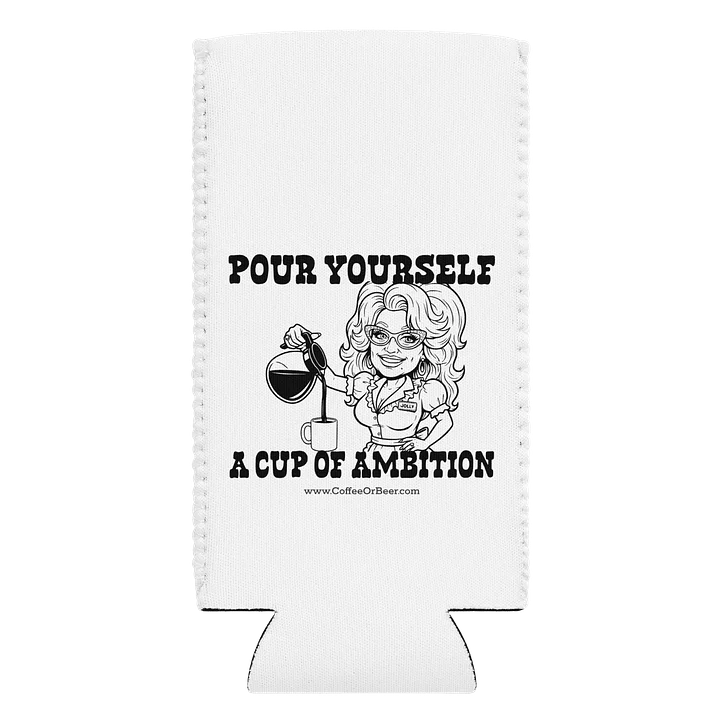 Cup of Ambition Slim Koozie product image (1)