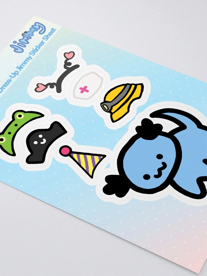 Sticker Sheet | Dress-Up Jimmy product image (2)