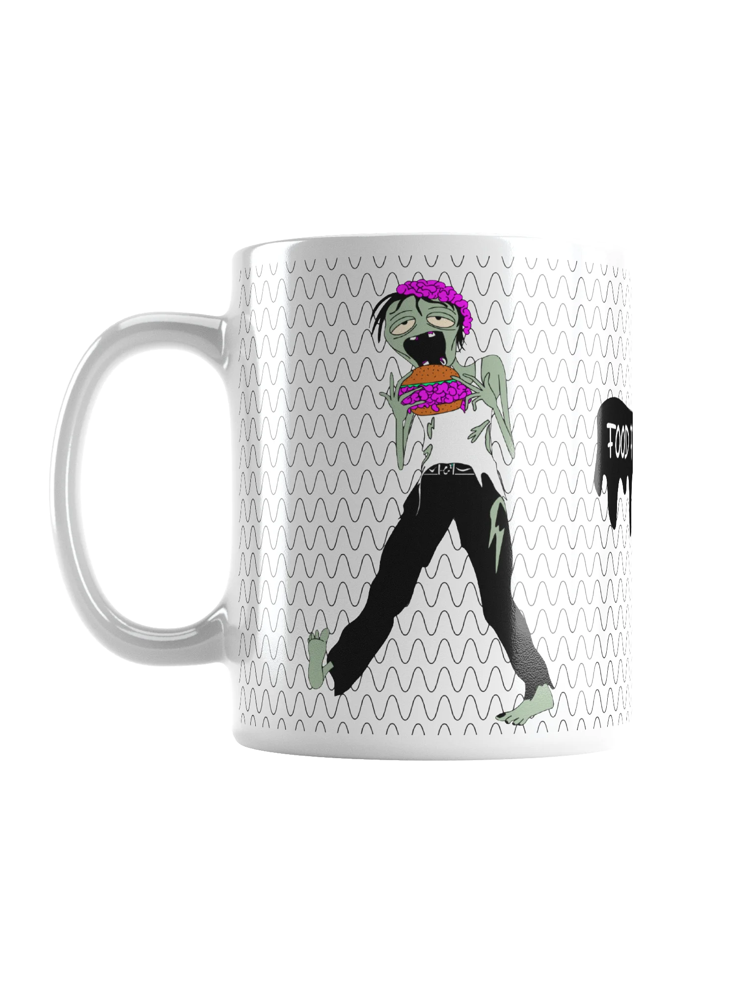 Mug: Zombie 'food for thought' product image (1)