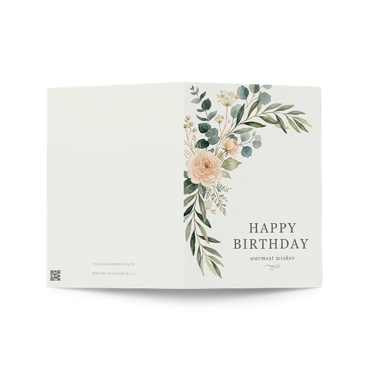 Elegant Floral Birthday Card product image (2)