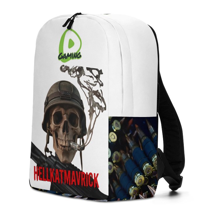 HKM RUMBLE GAMING Hellfire Skull All-Over Backpack product image (2)