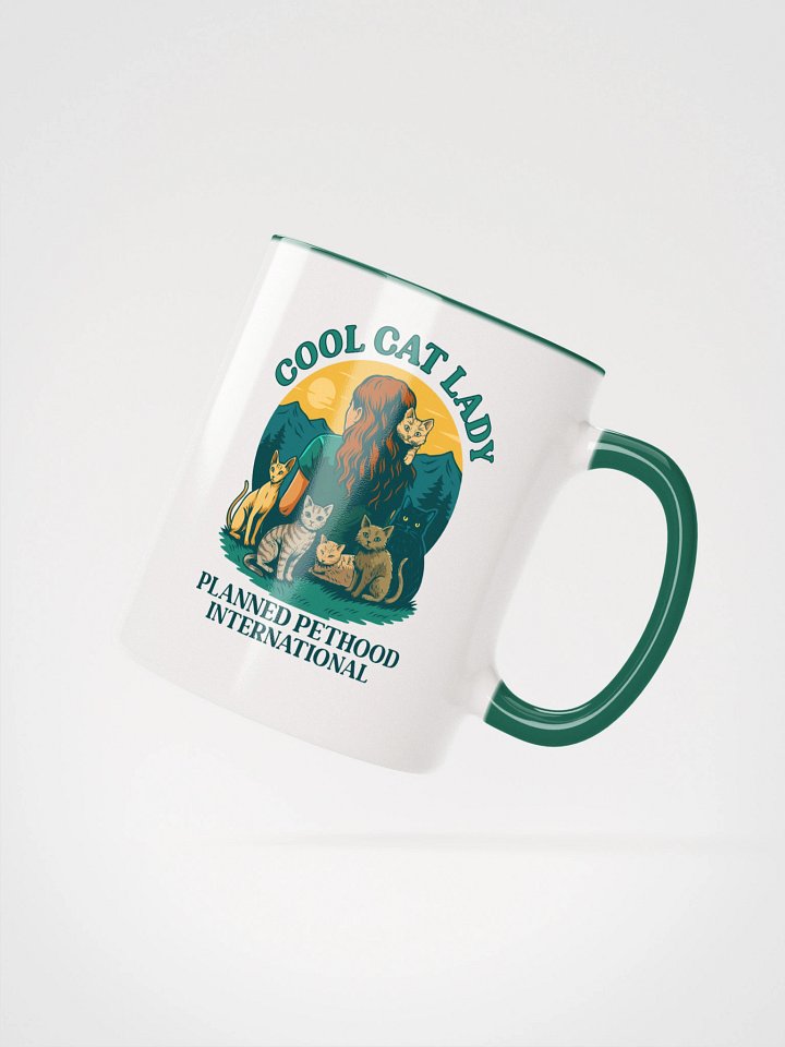 Cool Cat Lady Ceramic Mug product image (4)