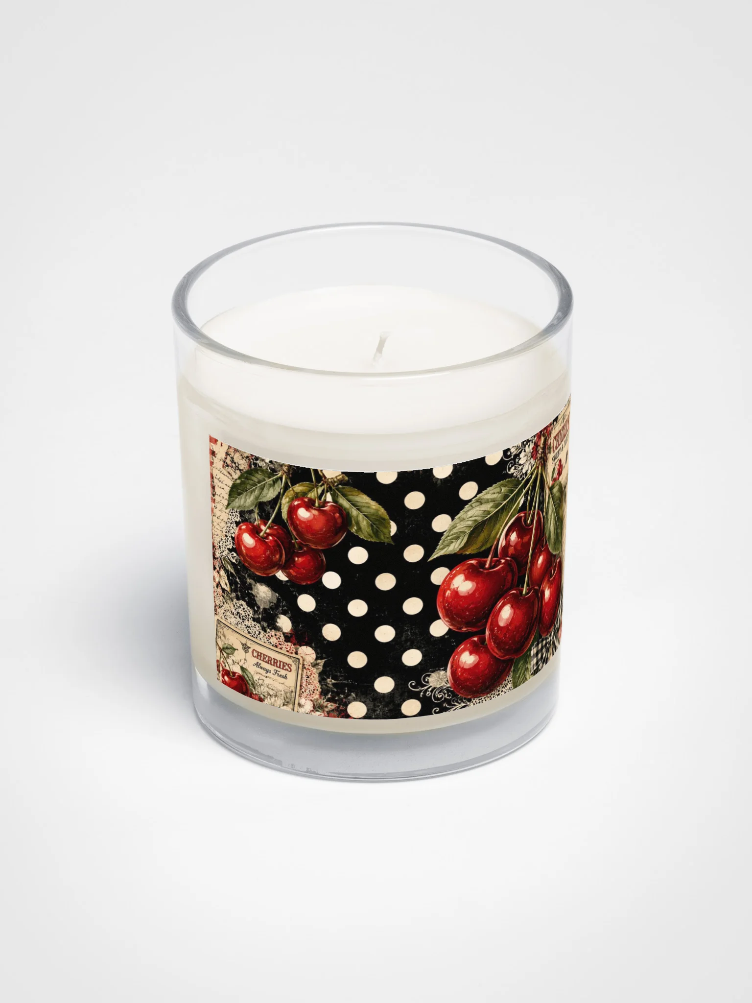 Chic Cherry Glass Jar Candle product image (2)