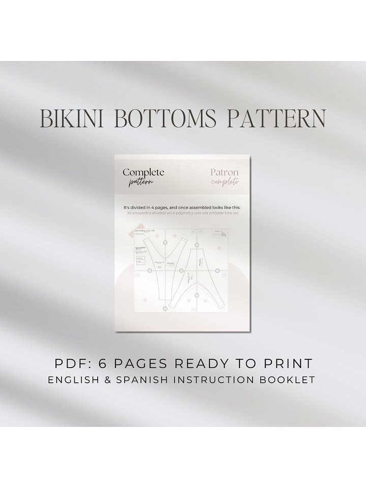 Euro-Cut & Wellness Bikini Bottoms Pattern product image (2)
