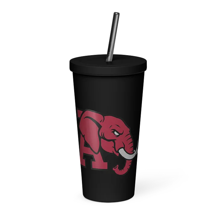 Elephant Insulated Tumbler with Straw product image (1)
