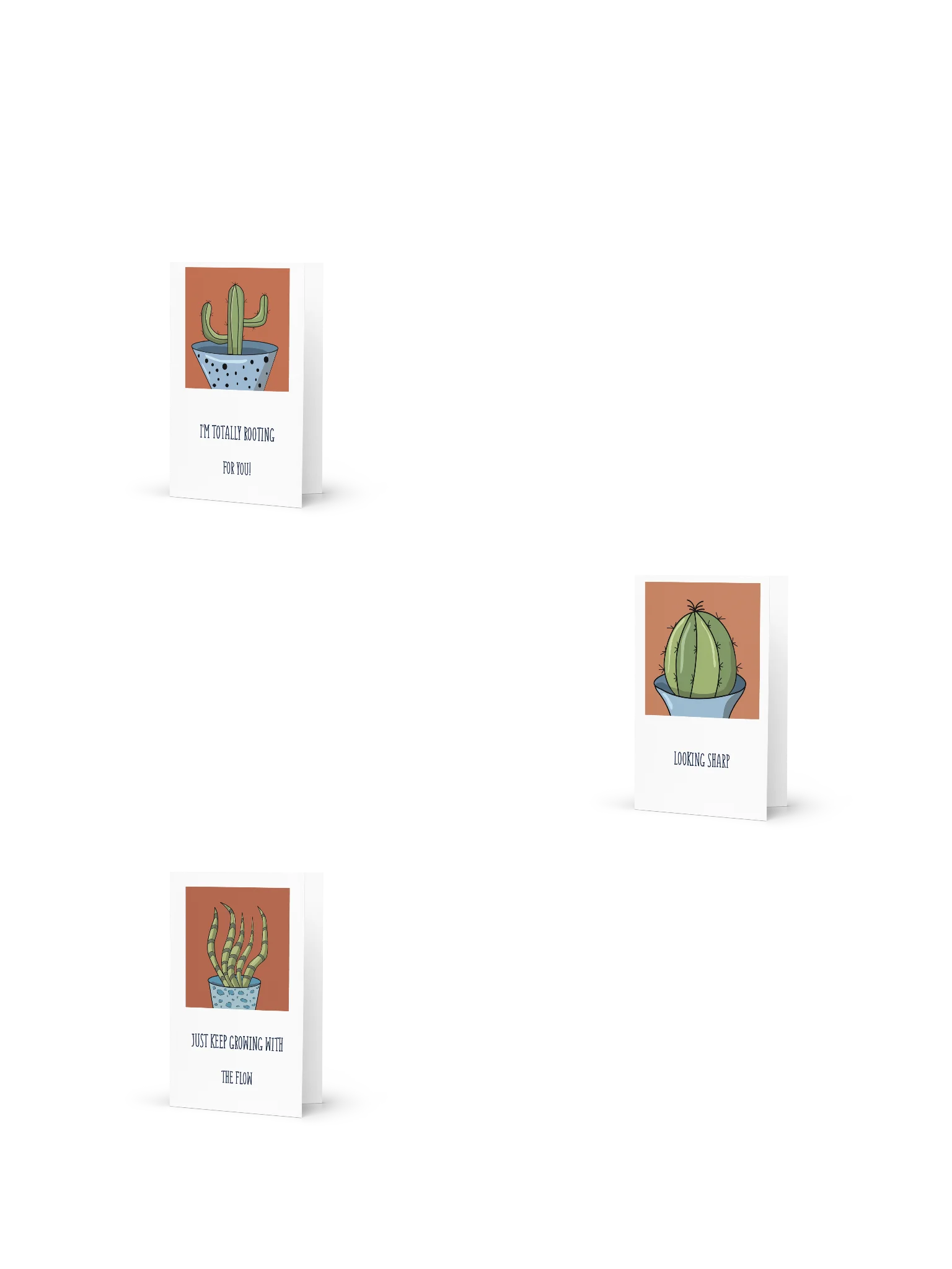 Botanical Greeting Card Trio, Pack of 3 all occasions cards product image (1)