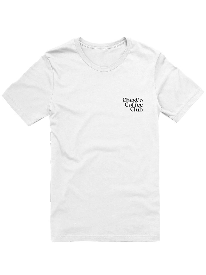 ChesCo Coffee Club Tee (White) - LIMITED product image (1)