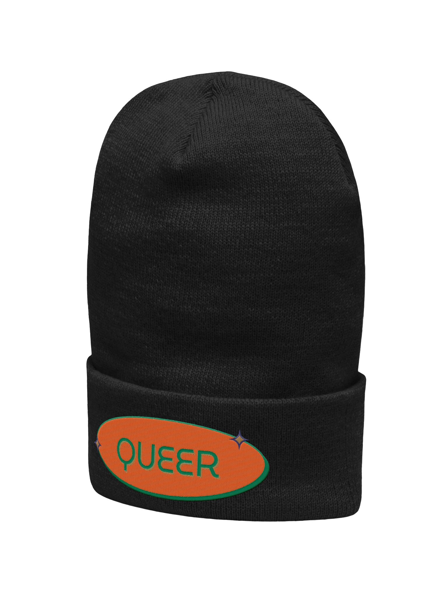 Queer Sparkle Cuffed Beanie product image (8)