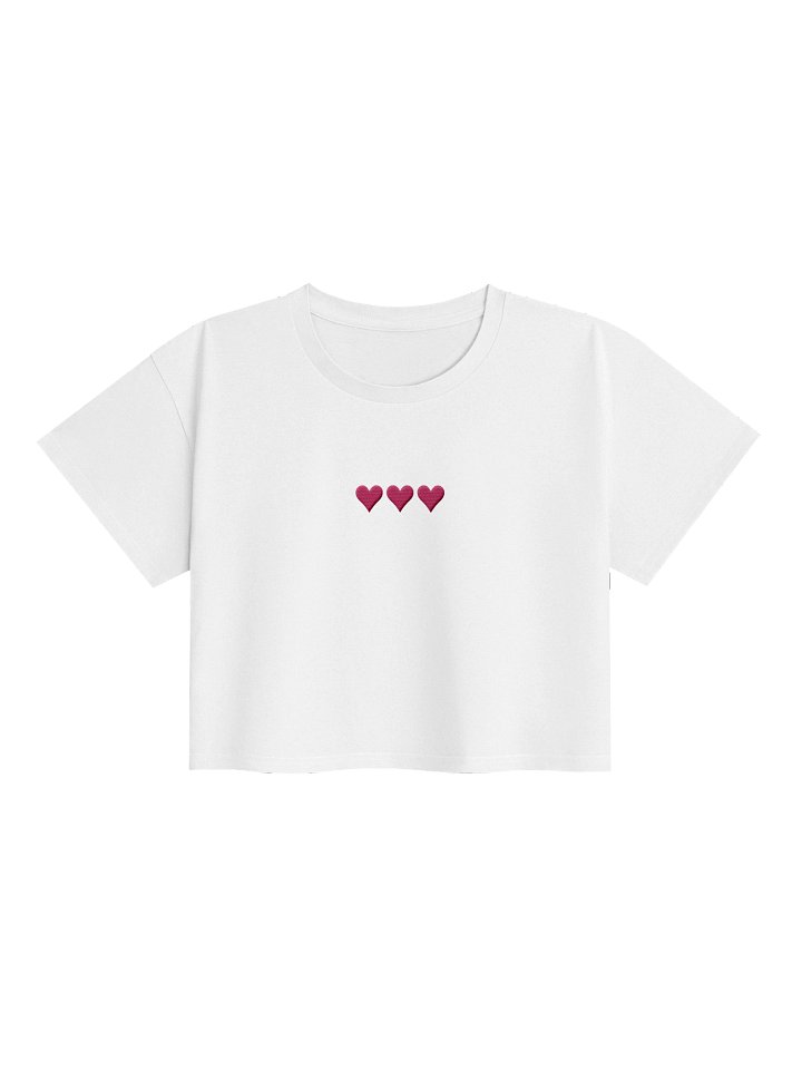 Spring/Summer Tee - Triple Heart Crop product image (1)
