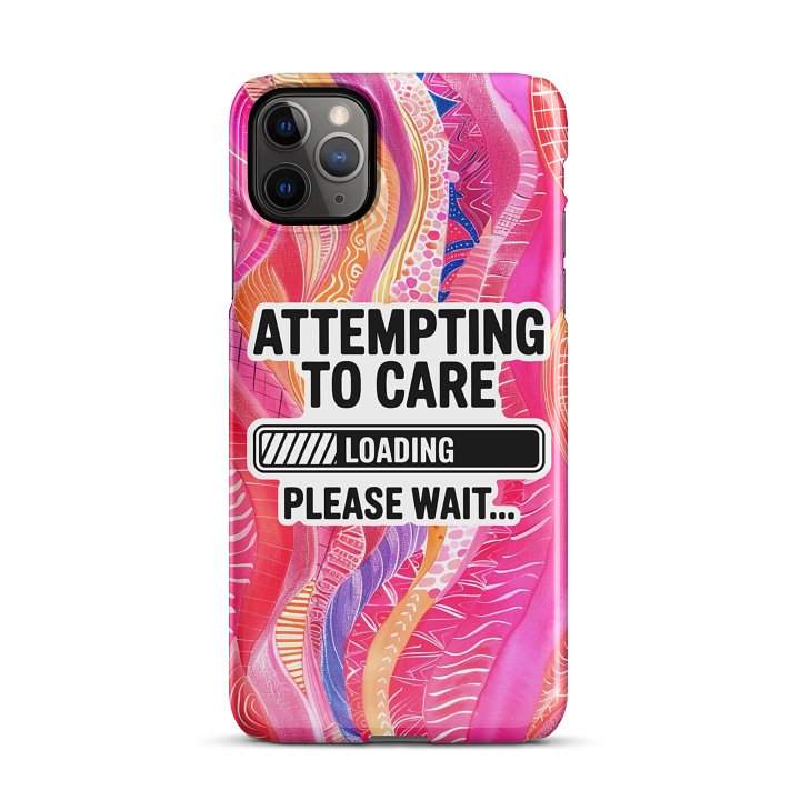 Whimsical Loading Bar iPhone® Snap Case product image (30)