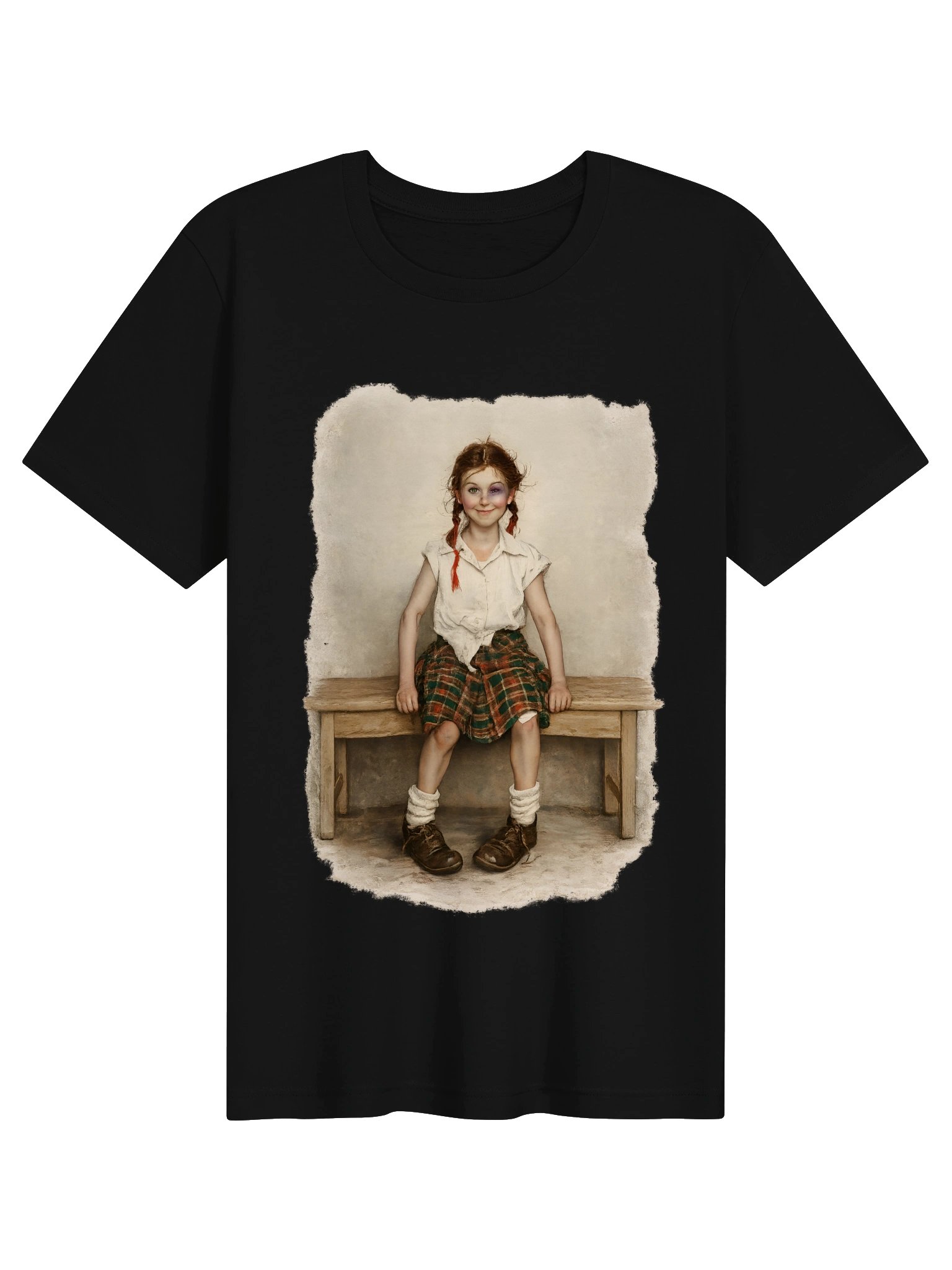 Camiseta Vintage "La Niña del Ojo Morado" product image (1)