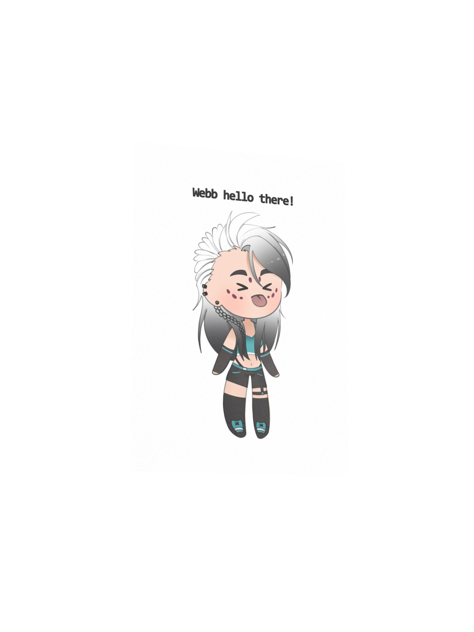 Syluette: "Webb hello there!" - Poster product image (3)