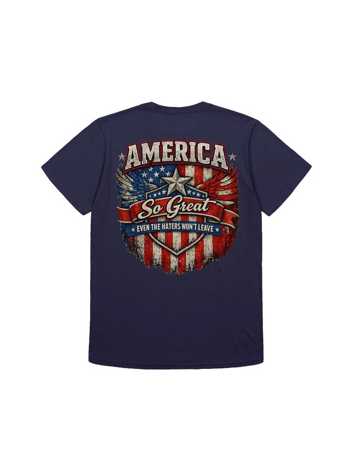 America So Great - BACK Print Patriotic T-Shirt product image (1)