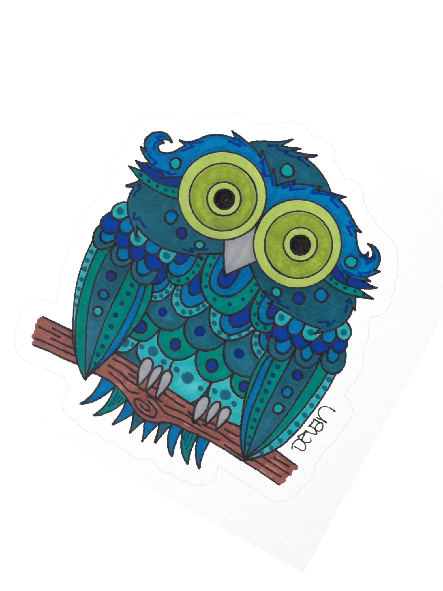 Cousins Owl: River Sticker product image (2)